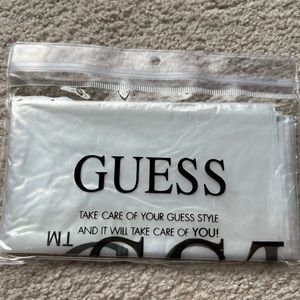 Guess Dry Cleaning Bag Clear Plastic Guess Garment Bag For Hanging Clothes New
